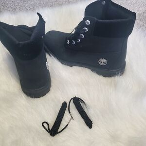 Timberland Women's Black Combat Boots